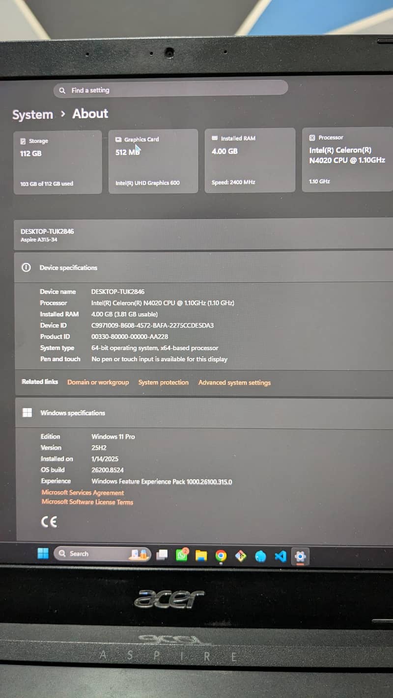 Acer laptop 2