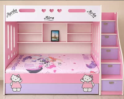Bunk bed | Kid wooden bunker bed | Baby bed | Double bed | Triple bed