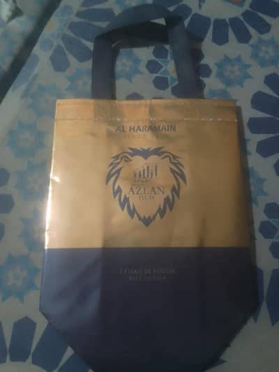 Non Woven lamanated loop handle printed  bags for Perfume