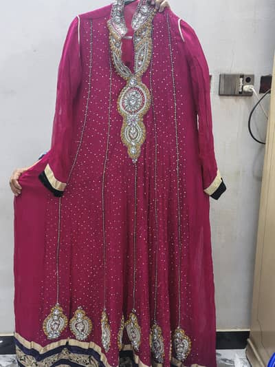 fancy pink maxi