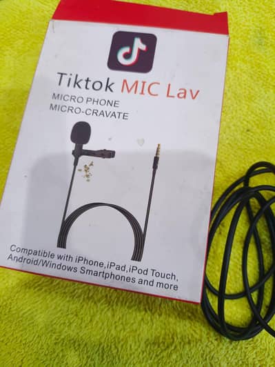 TikTok MIC Lav (Clip-on Microphone)