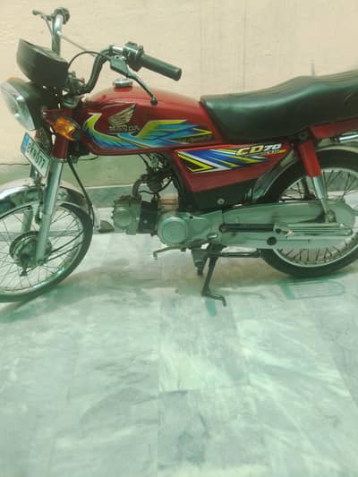Honda CD 70 2021 model Islamabad number
