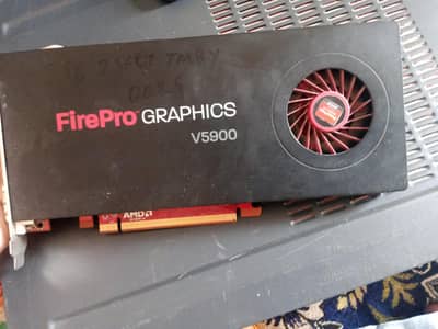 And FirePro V5900 2gb ddr 5 and 256bit