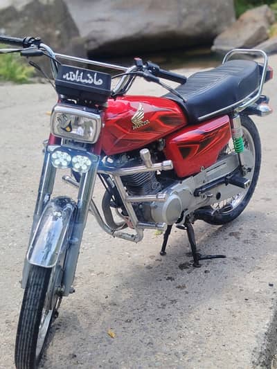 Honda CG 125 (2021) 2026 registere - Biometric Available - Single Hand