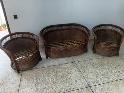 wooden sofa set