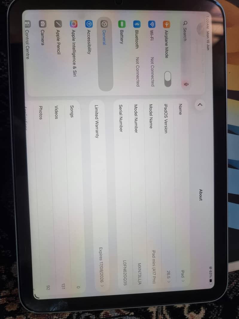 Ipad mini 7 2