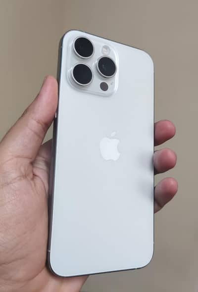 Iphone 15 Pro Max LLA White titanium JV