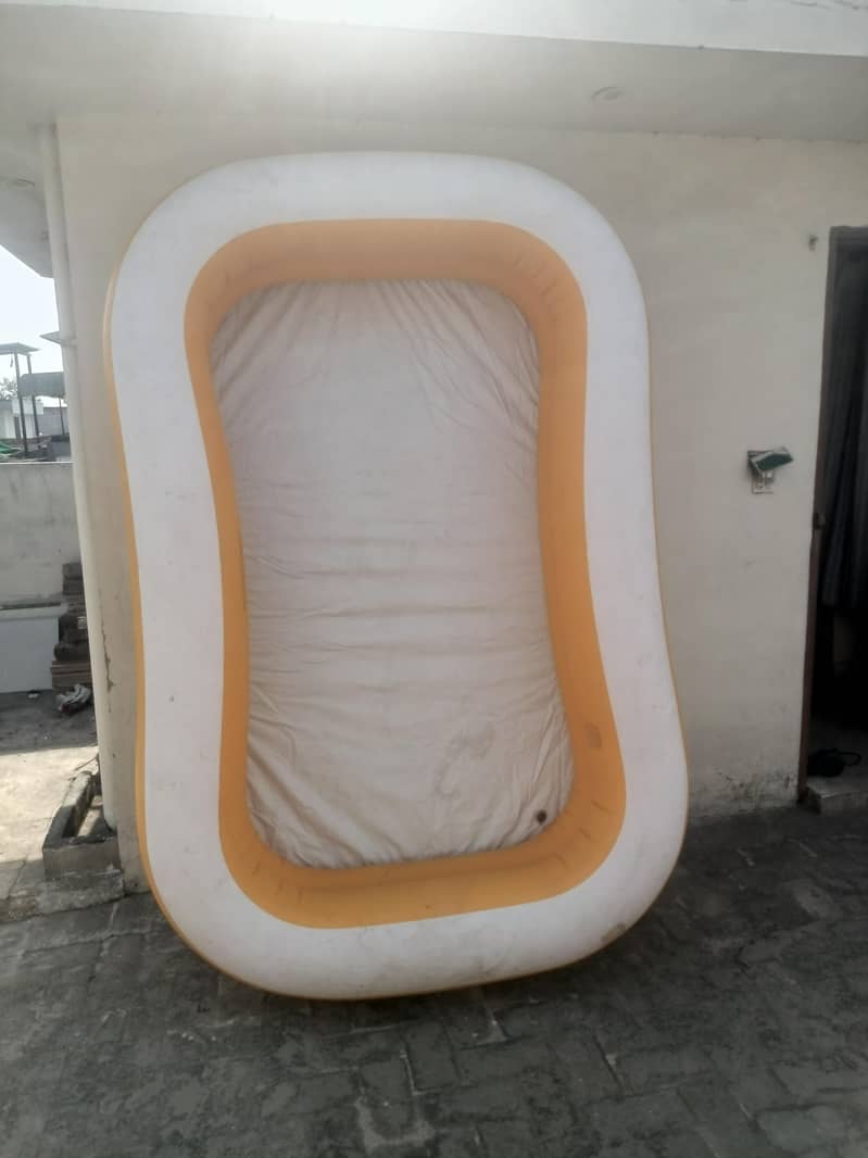 Intex 7ft pool two portion 0