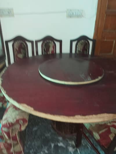 Dining TABLE with Chairs  6 Piece