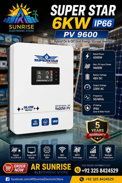 SUPER STAR 6KW 1P66 INVERTER