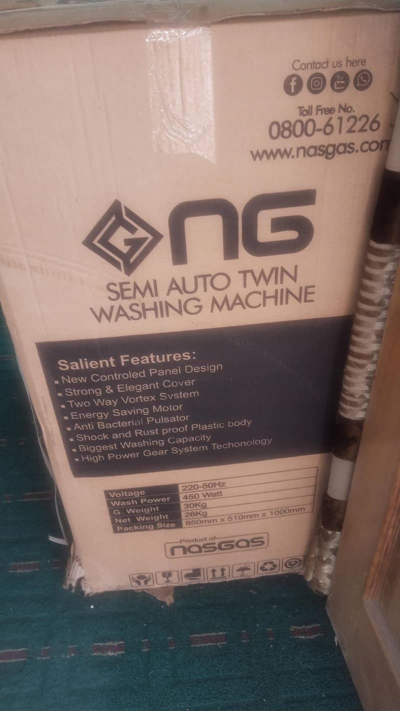 washing machine 1