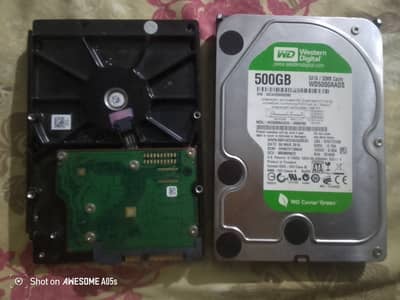 500GB HDD Kingston 16gb card