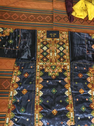 mirror work Balochi suit