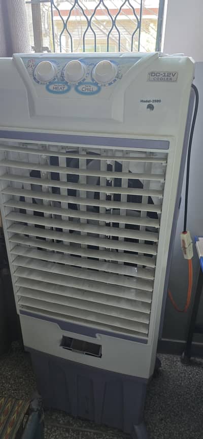 Premium Quality DC Room Cooler + Solar Panel + 25 feet copper wire