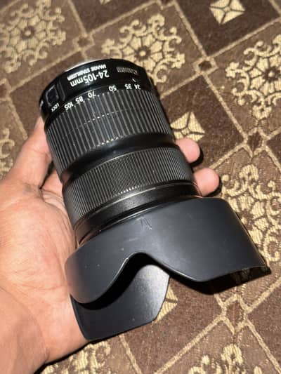 Canon EF 24-105mm f/3.5-5.6 IS STM Lens + Hood | 8/10 | Lahore