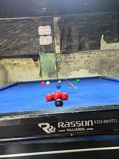pure English snooker table Reason