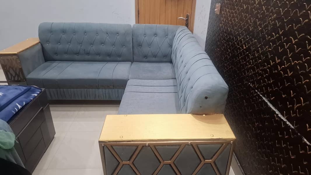 L shape sofa good condition 2