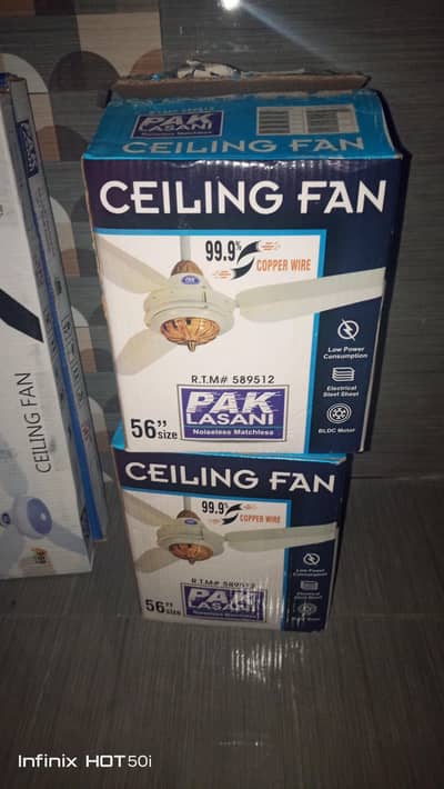 Pak Fan Lassani Model 2026 Ceiling Fan – Brand New Box Pack