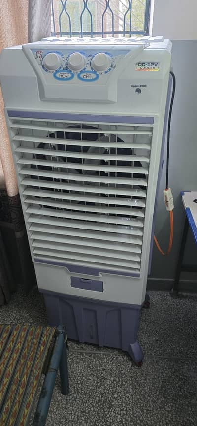 Premium Quality DC Room Cooler + Solar Panel + 25 feet copper wire