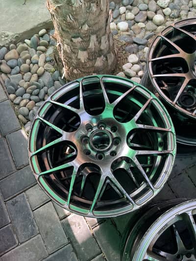 16 inch 100pcd rims, 4 nut