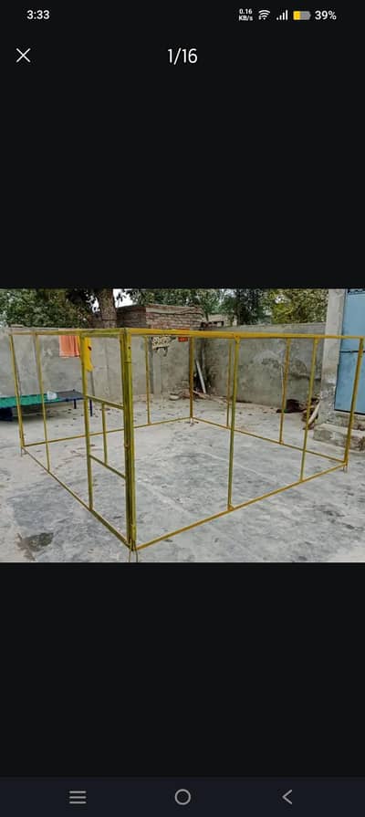 Iron Folding Frame for Hen Cage 10x10