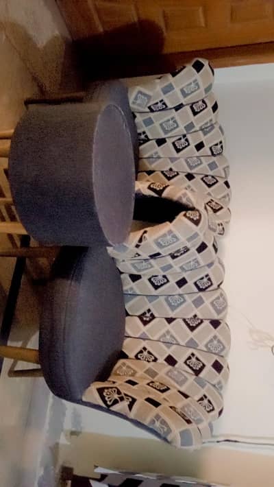 sofa chair with stylish gol table