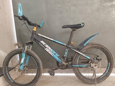 Beiduofu Bicycle (Black & Cyan) – Good Running Condition