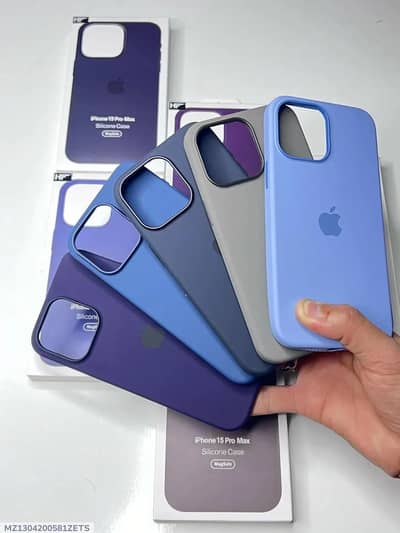 Iphone15pro/promax official case-silicon mobile cover