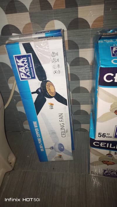 Pak Lassani Fan New Box unused Fan AC/ DC Fan remote Wala