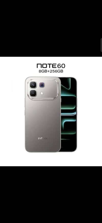Infinix note 60  8+5 256