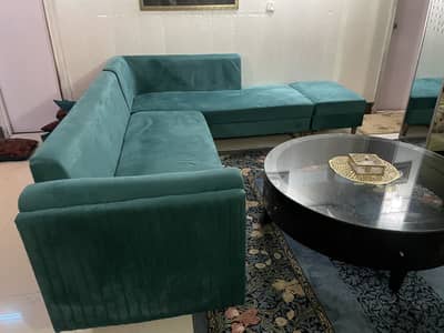 7 Seater L shaped sofa