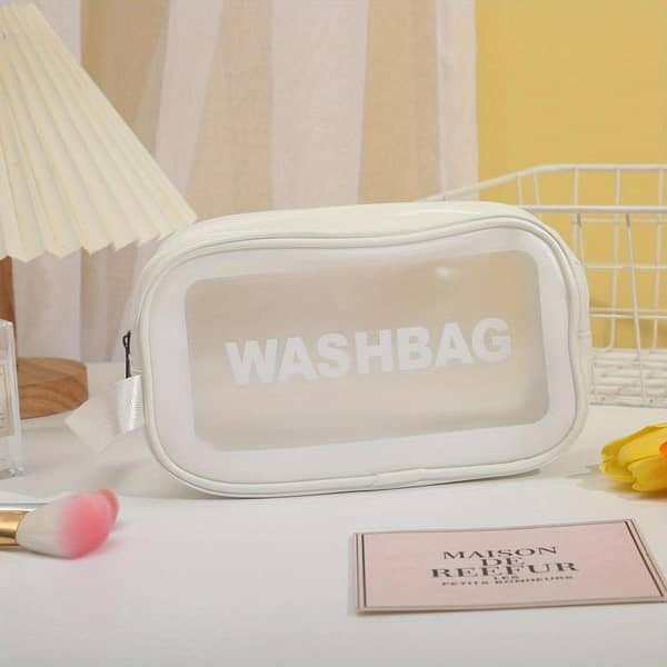 Makeup Bag Organizer – Large Capacity Transparent Toiletry Storage for Makeup, Cosmetics, Lipstick and Jewelry