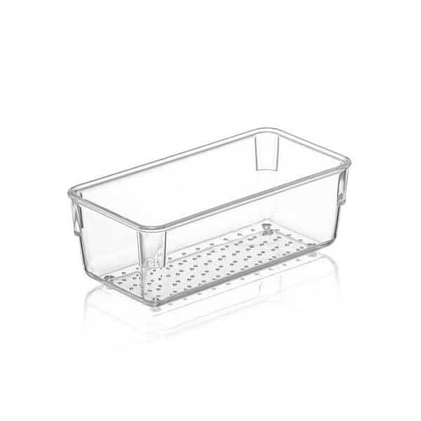 Transparent Plastic Storage Box Organizer for Makeup, Jewelry, Stationery, Kitchenware