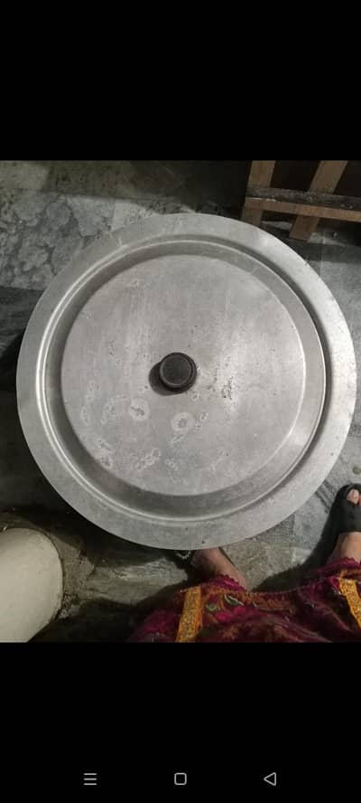 Large Aluminum Cooking Pot (Patila) – Good Condition