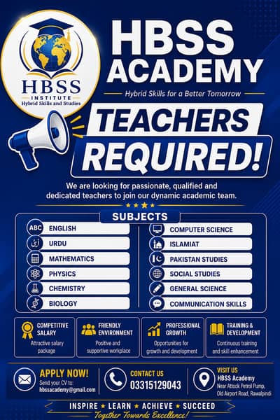 Teaching at HBSS ACADEMY