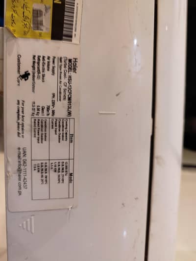 Haier AC 1 ton 10/10 Condition