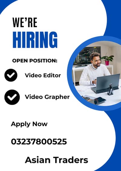 Required Video Content Creator Videographer and Editor at Asian Trader
