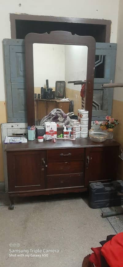 black tali wooden ka dressing table and tv corner large size