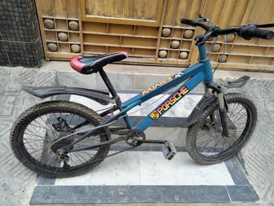Used geared and suspensioned cycle for sale