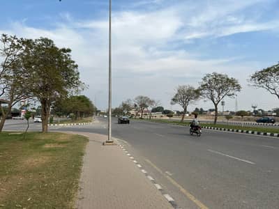 1 Kanal Residential Plot For Sale Next To Corner From Main Boulevard 100 Feet Road Very Good Location