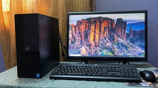 Complete Desktop PC Set For Sale (with Monitor, Keyboard, Mouse)