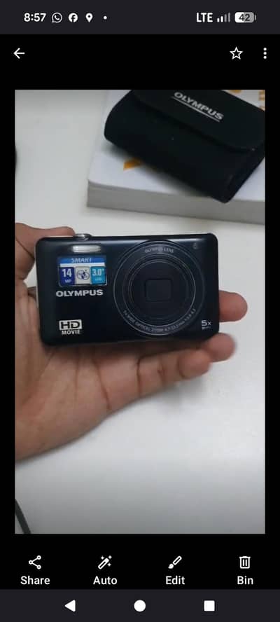 OLYMPUS VG-160  14mega pixel Digital Camera Tested Good Condition