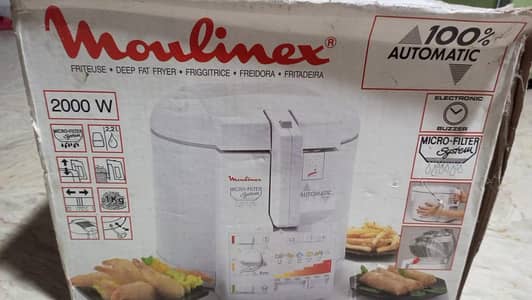 molinex deep fryer one time used only
