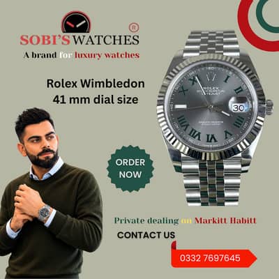 Rolex Datejust 41 “Wimbledon” – Jubilee Bracelet|41mm/Sobi’s watches