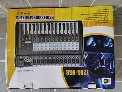 CT-120S 12 Channel Professional Live Studio Audio Mixer Power USB Mixi