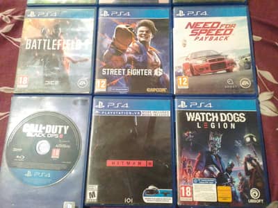 12 PS4 games almost new condition (message me)