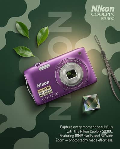 Nikon Coolpix S3300 Camera 