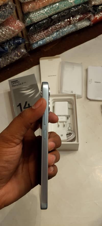 OPPO Reno 14 pta proved with box and accessories