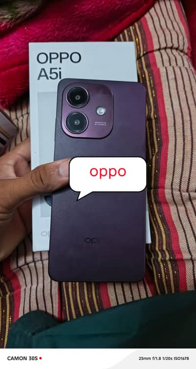 OPPO A5i full box 4+64 10 by 10 condition