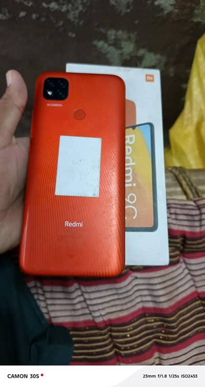 Redmi 9c 10 by 10 condition full box